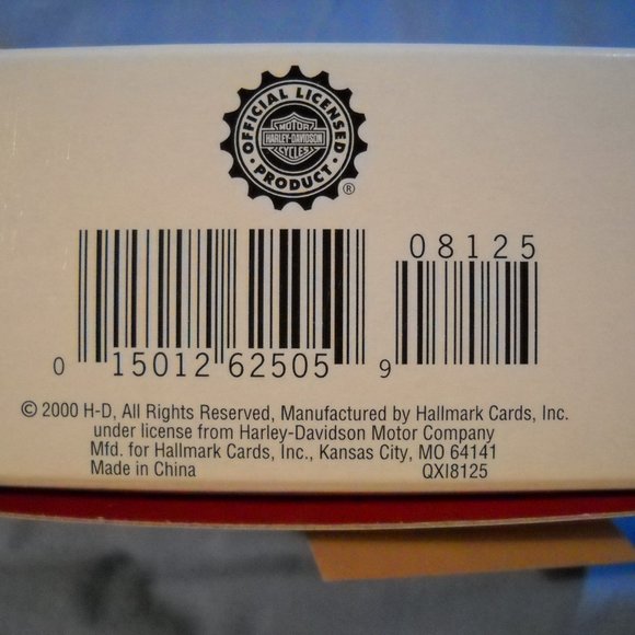 VINTAGE 2001 Hallmark Harley Davidson Ornament 1957 XL Sportster Harley Davidson - Picture 6 of 6